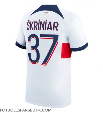 Paris Saint-Germain Milan Skriniar #37 Replika Bortatröja 2023-24 Kortärmad